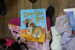 At the bookfair-a new little rebel in the making?